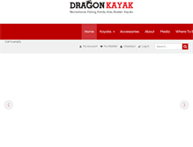 Tablet Screenshot of dragonkayak.com.au